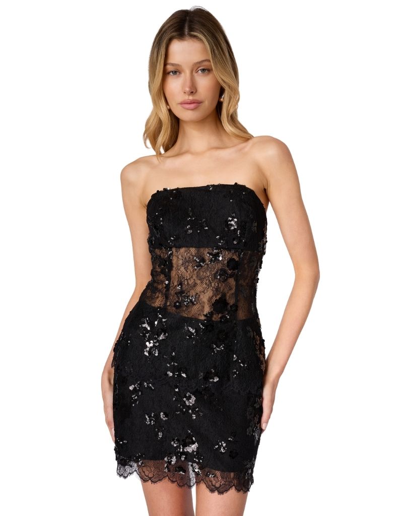 Veronique Mid Rise Mini Skirt Black H26