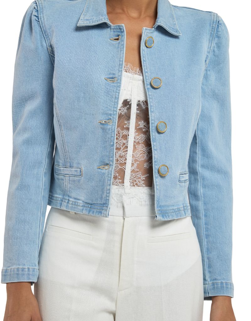 Lombardi Denim Blazer Sky Blue