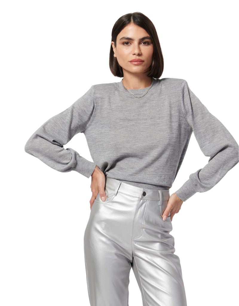 Gama Sweater Silver Metallic