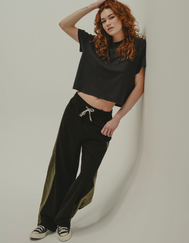 Cancun Pant Safari Green Black