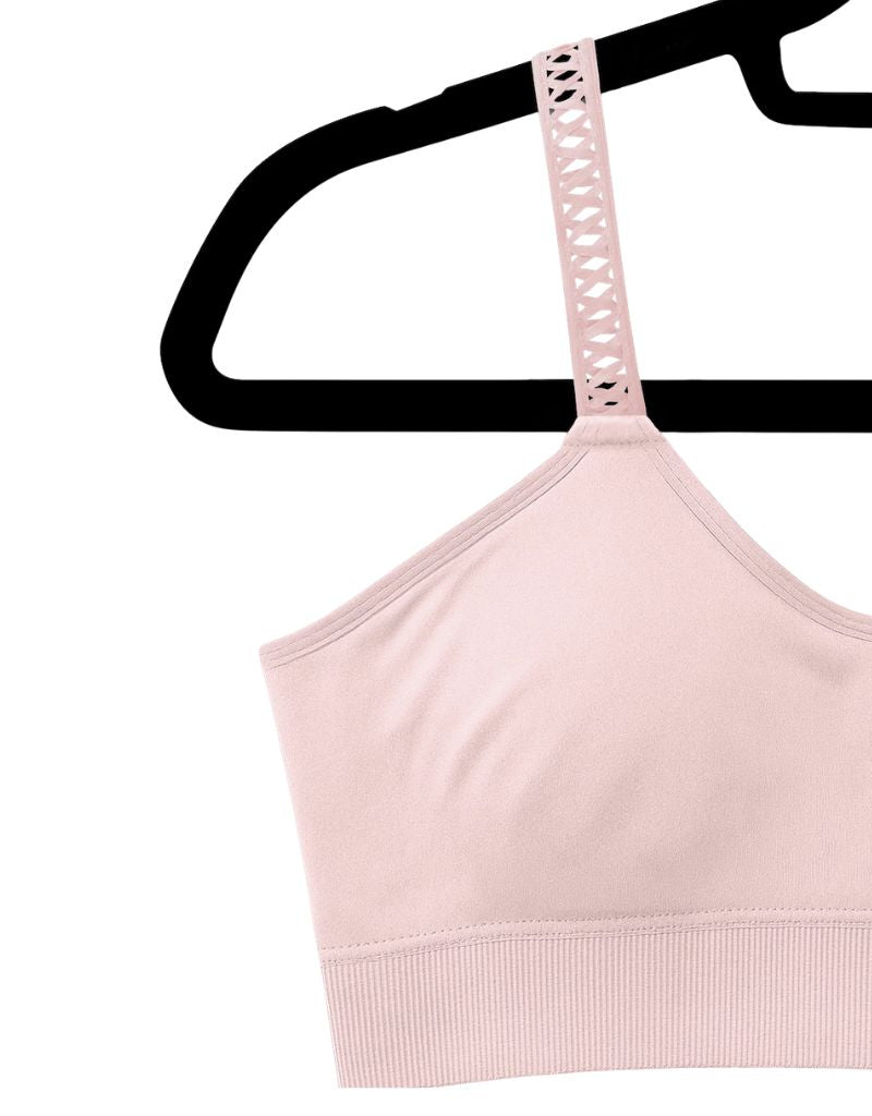 Blush Bra with Attached Couture Lace Strap