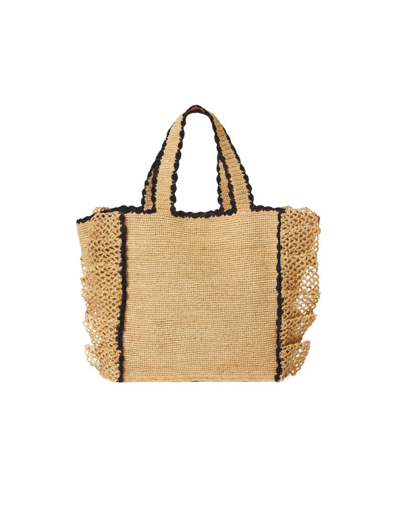 Odesa Large Tote Black Natural