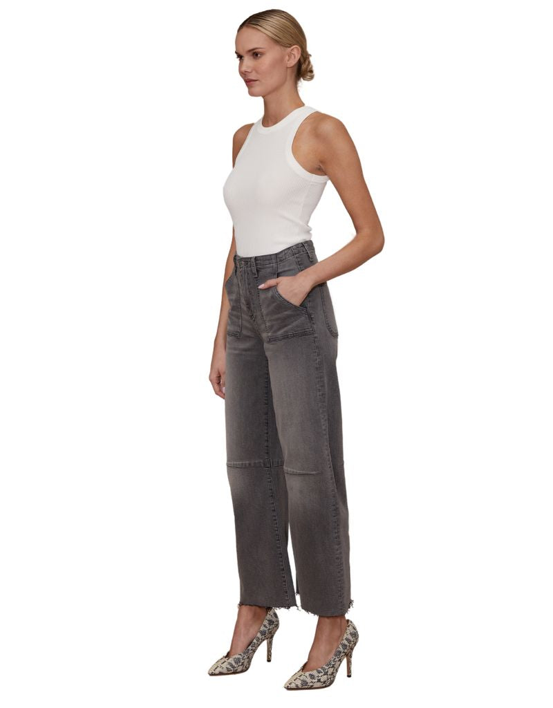 Utility Soft Barrel Trouser Moonstone