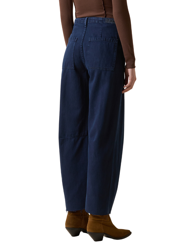 Utility Soft Barrel Mid Rise Sandwashed Navy