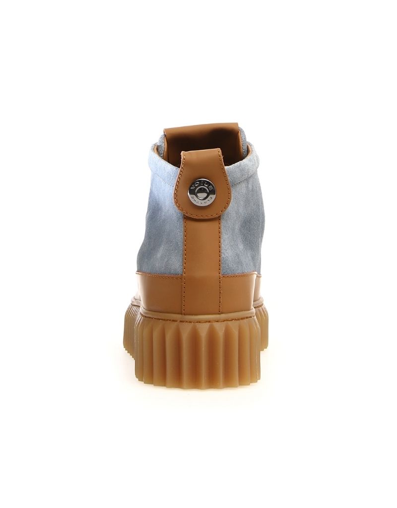 Helia Gummed Calf Suede Cognac Grey 3D34 F23