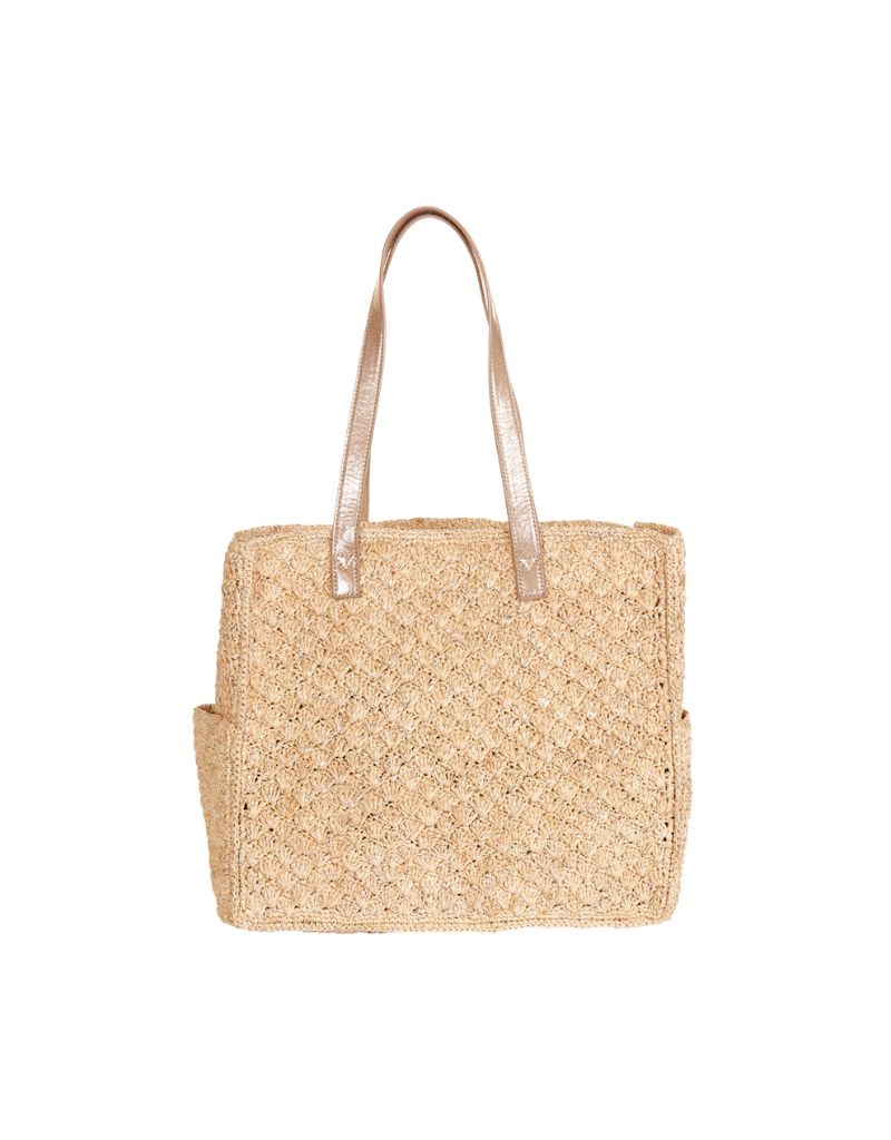 Treviso Tote Natural Silver