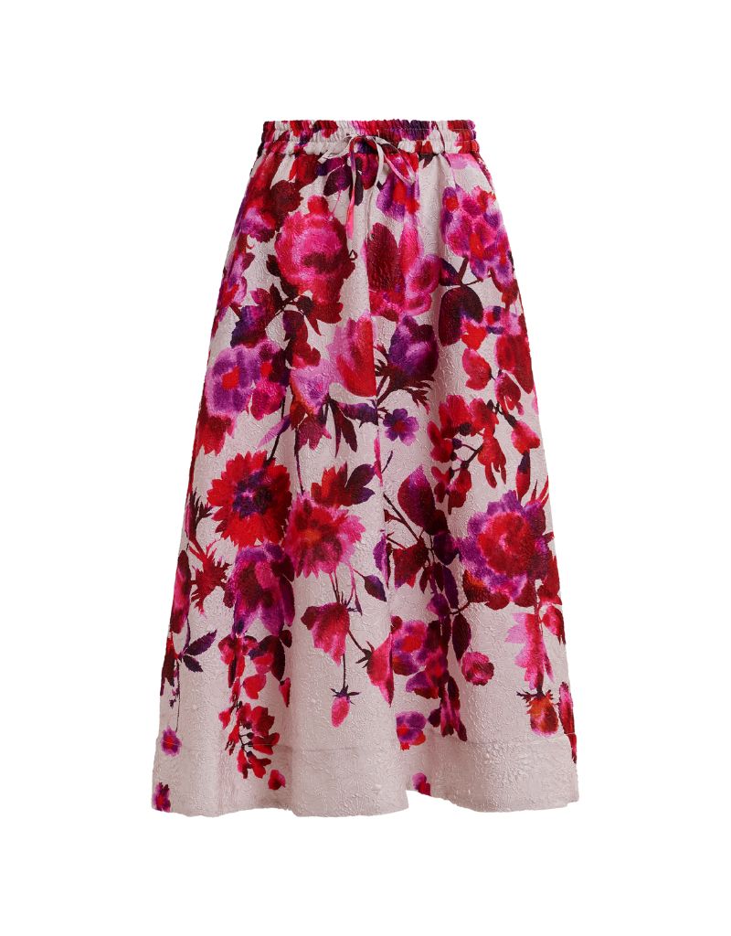 Harbour Wide A Line Skirt Combo 3 Off White