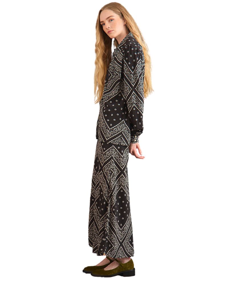 Suki Skirt Aces Wild Black
