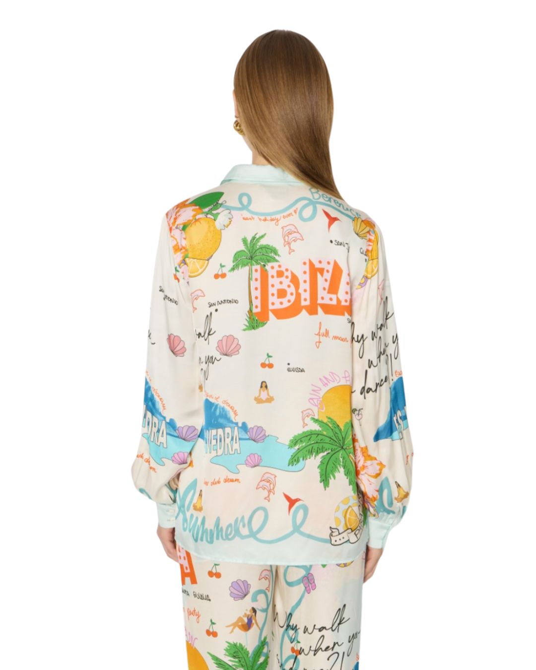 Cali Full Moon Flowing Shirt Multico