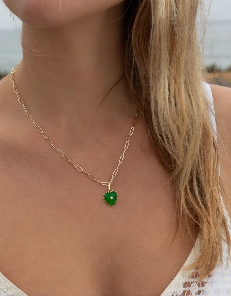 Isabel Green Jade Charm