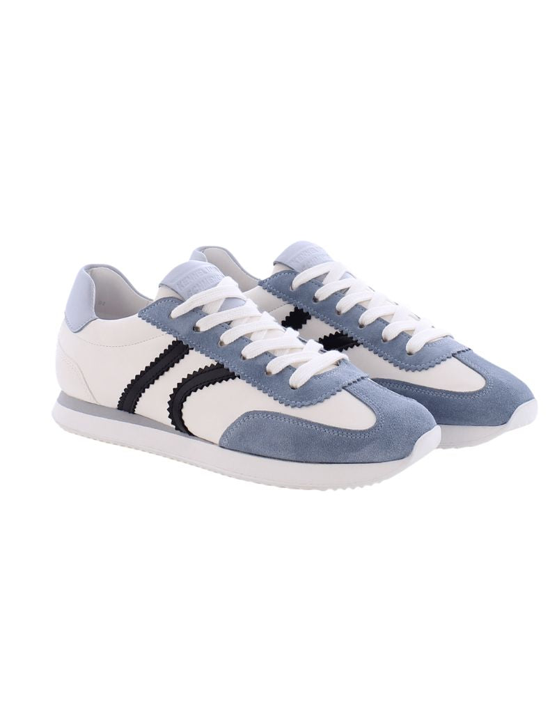 Mui Suede and Leather Sneaker Sky/Butter/Blue/Black