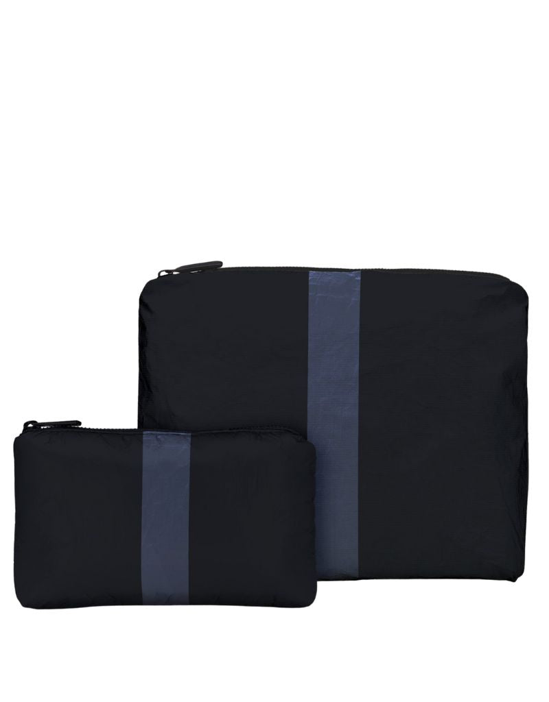 Black with Navy Line - 2 Set