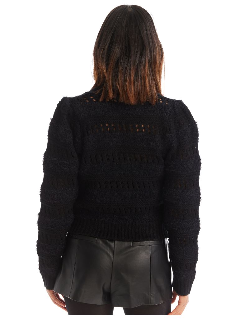 Raven Cardigan Black
