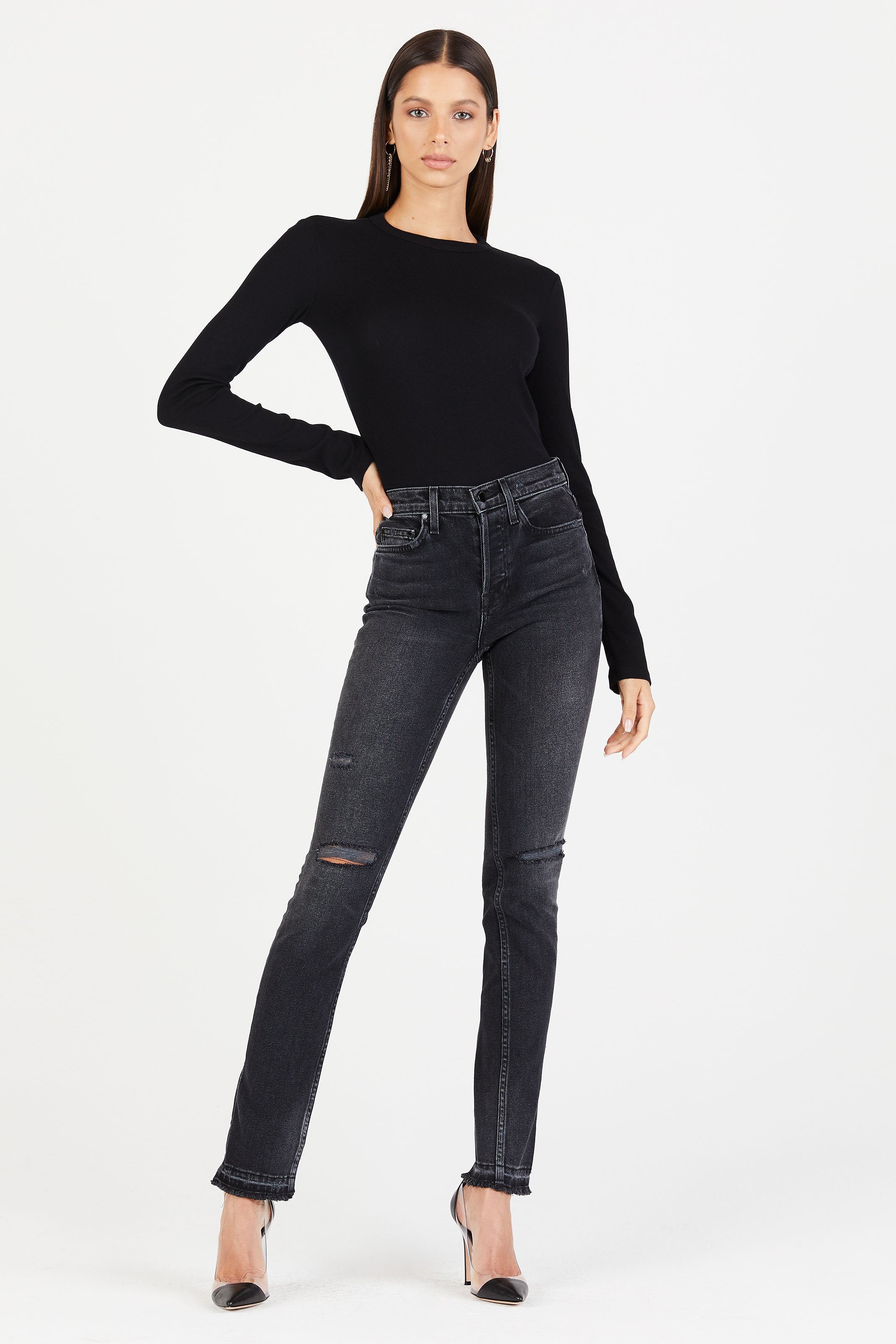 Verona Crew Shirt Jet Black