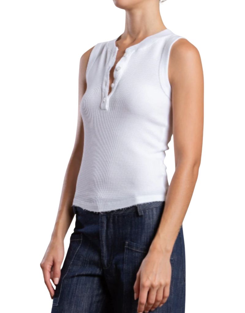 Kiera Henley Tank in Thermal White