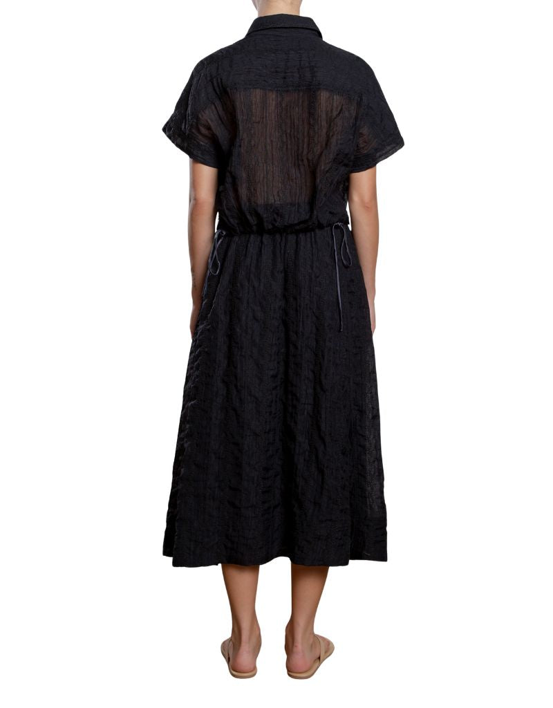 Claudia Skirt in Embroidery Black