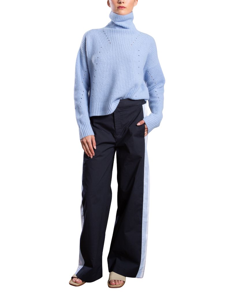 Wes Pant in Marbella Poplin Ink PS26