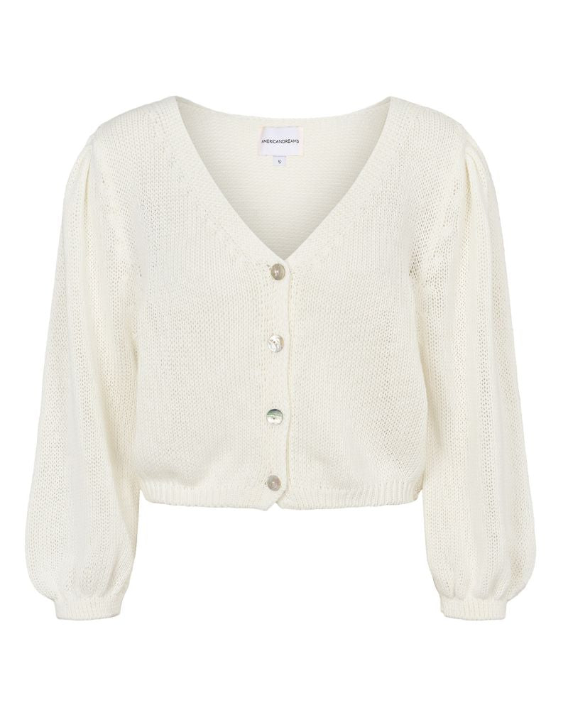 Americandreams Manda Cotton Cardigan White