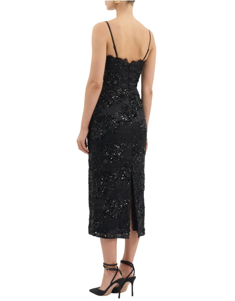 Beau Midi Dress Black