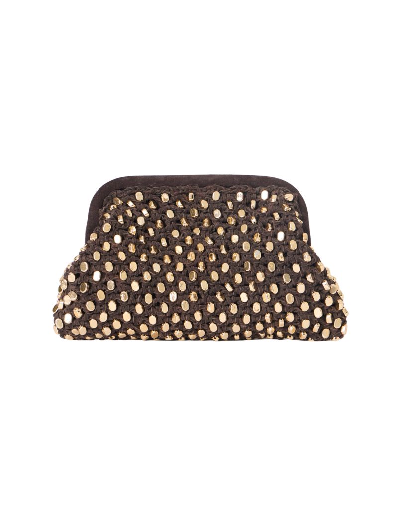 BTB Los Angeles Nyla Clutch Chocolate