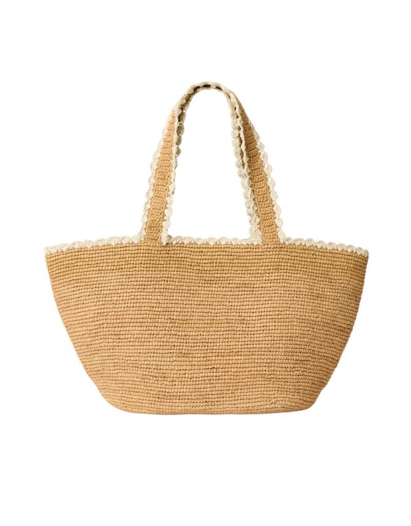 BTB Los Angeles Odessa Tote Natural White