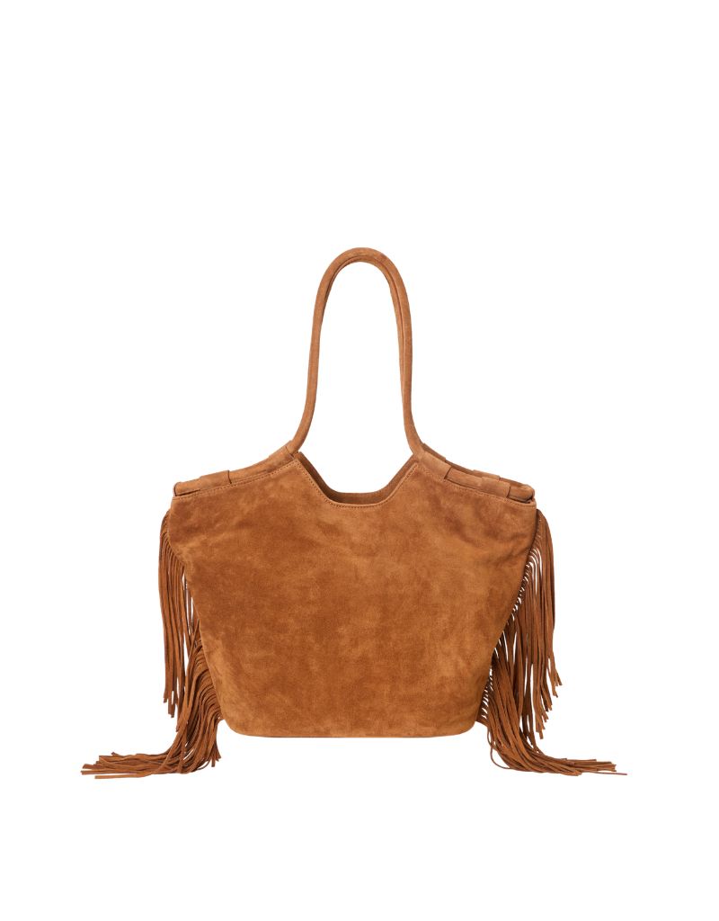 BTB Los Angeles Wren Tote Whiskey Suede