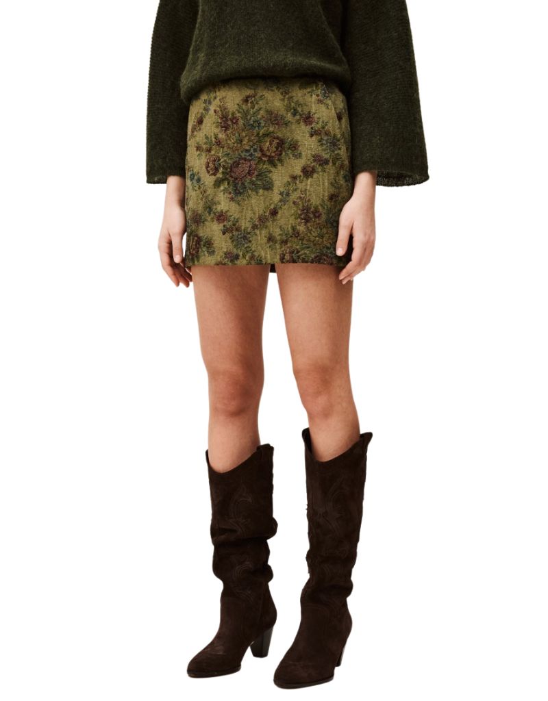 Ba&sh Skirt Rhea Kaki