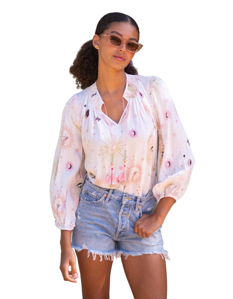 Bell by Alicia Bell Naomi Top Cream Stars and Moon 8