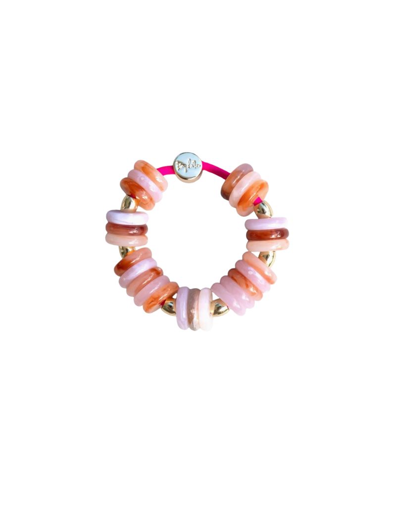 By Lilla Peonies Capsule Bracelet Hair Tie