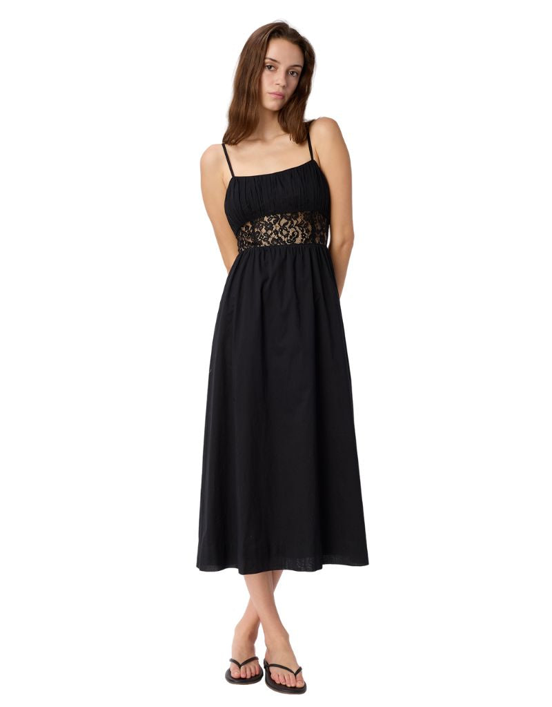 Cami NYC Octavia Cotton Dress Black