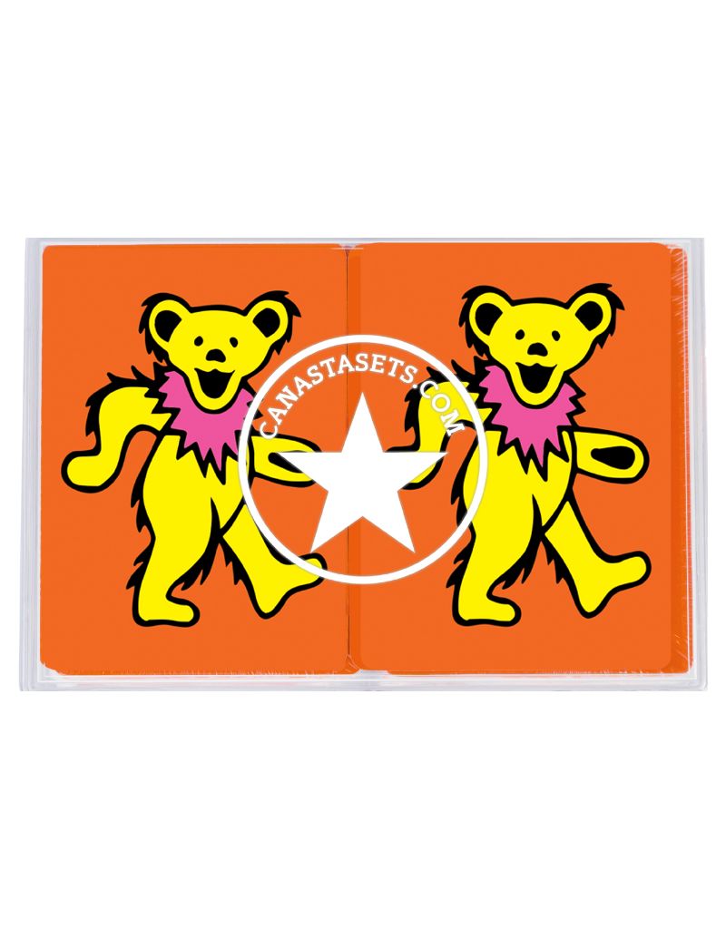 Canasta sets.com Playing Cards Plastic PVC Dancing Bear