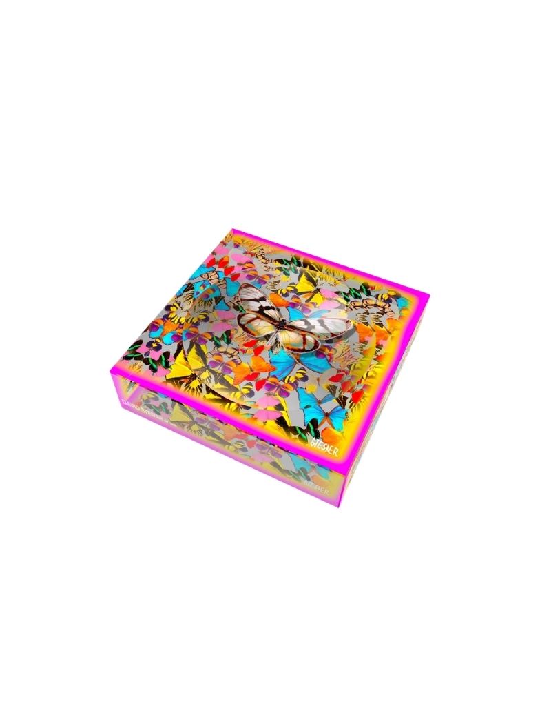 David StesnerArthouse Electric Garden Acrylic Square Dish