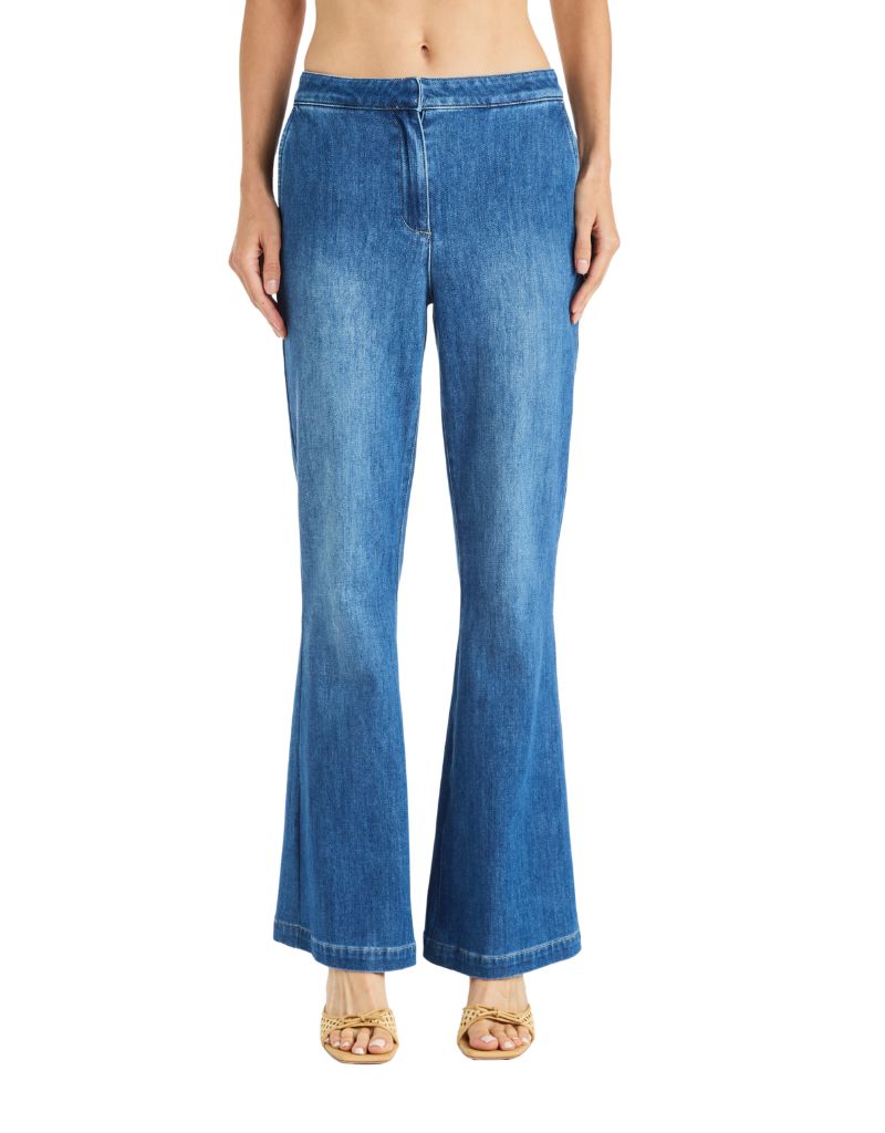 Drew Clothing Cai Flare Denim Indigo