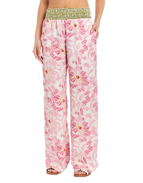 Drew Clothing | Hattie French Satin Pants Lotus | I Am More Scarsdale