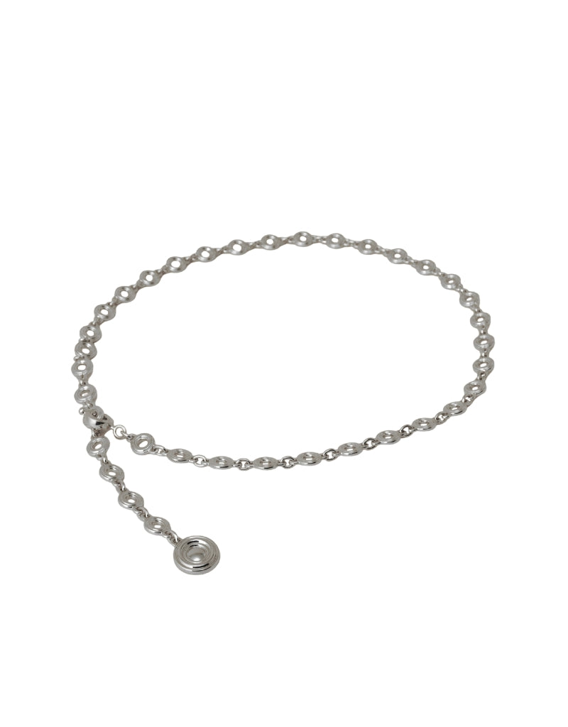 Elysees SIlver Chain Belt