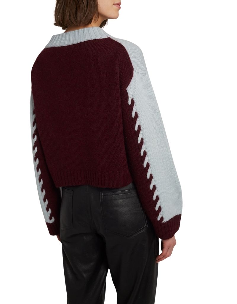 Eleven Six Lora Sweater Powder Blue Merlot