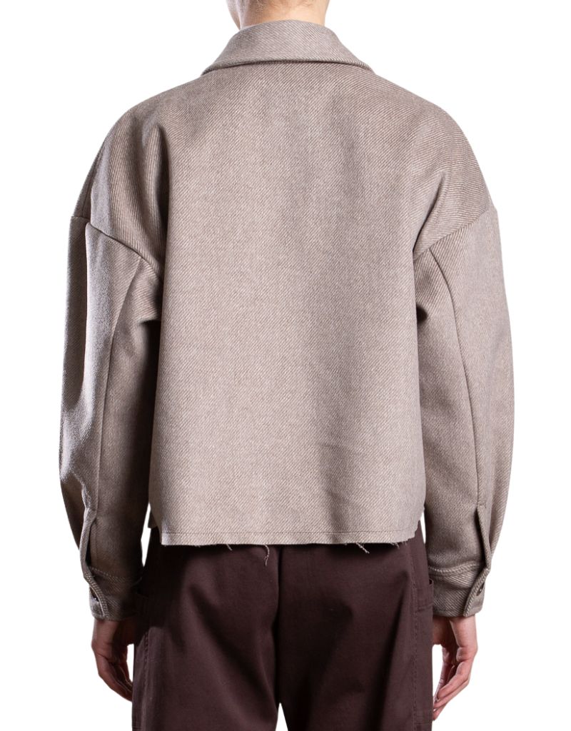 Esme Shirt in Brushed Twill Toast