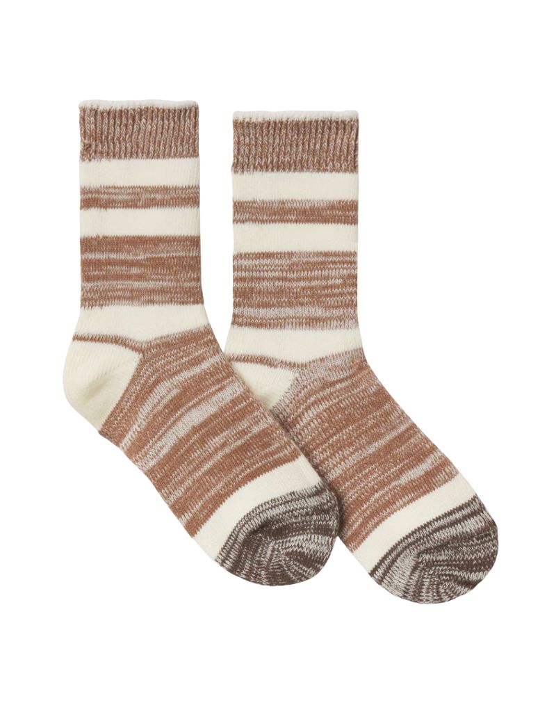 Eterne Heather Stripe Sock Mushroom