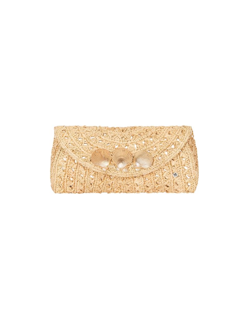FloraBella Donisa Clutch Natural Gold