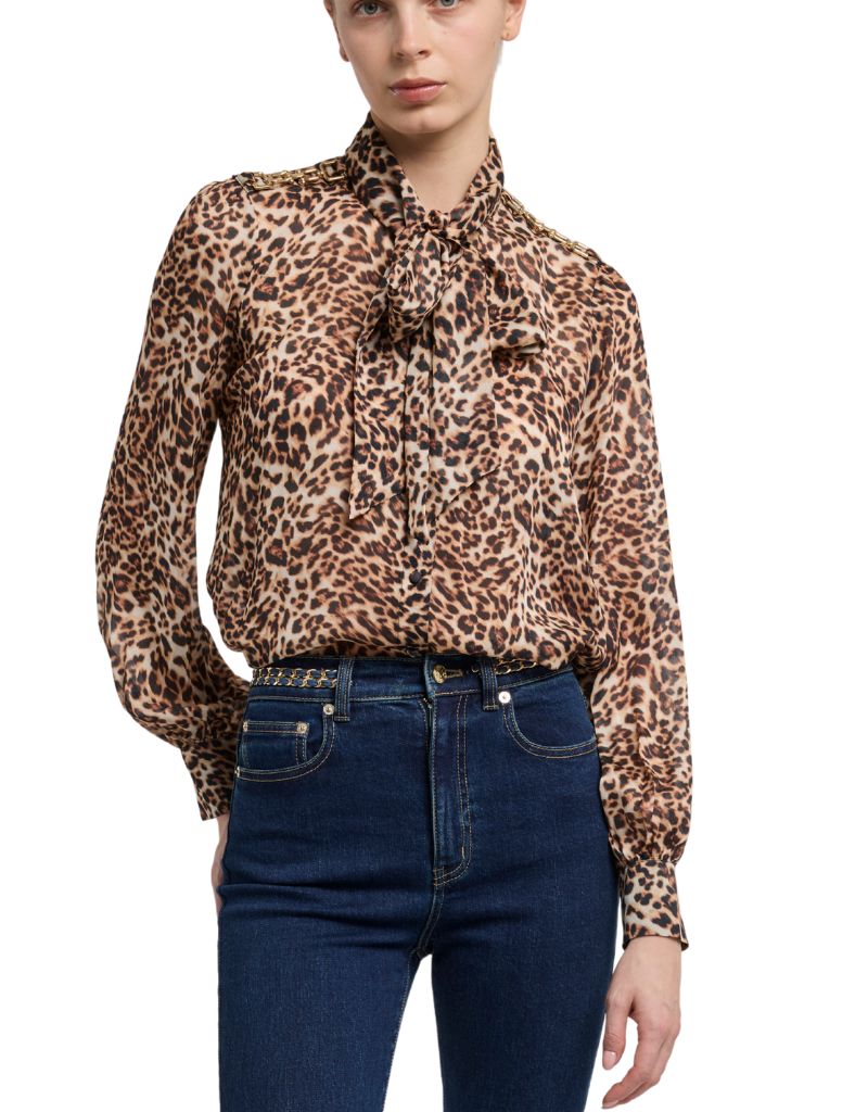 Generation Love Veralli Leo Blouse Leopardess