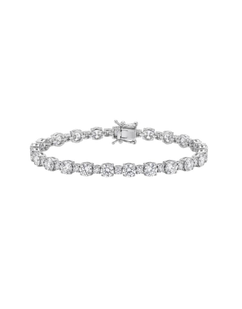 JTG Jewelry Diamond Rhythm Tennis Bracelet