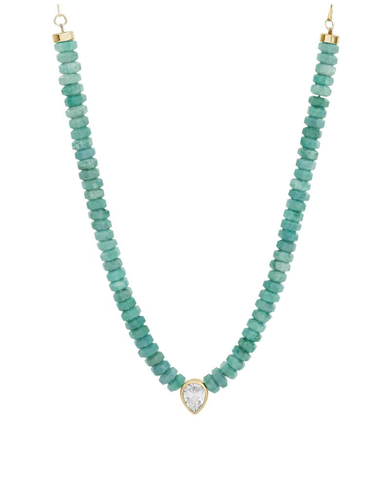 JTG Jewelry Glow in Every Tone Necklace Aqua