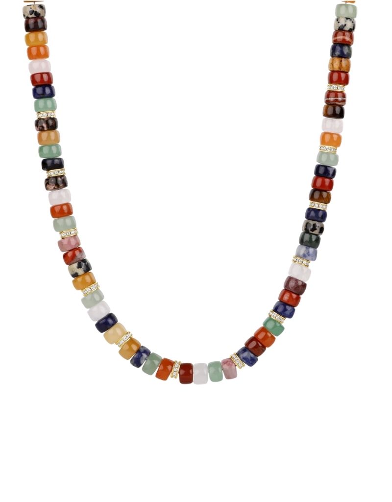 JTG Jewelry Mosaic on the Rocks Necklace
