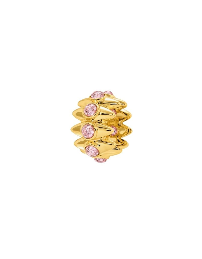 JTG Jewelry Spike Spacer Gold Pink