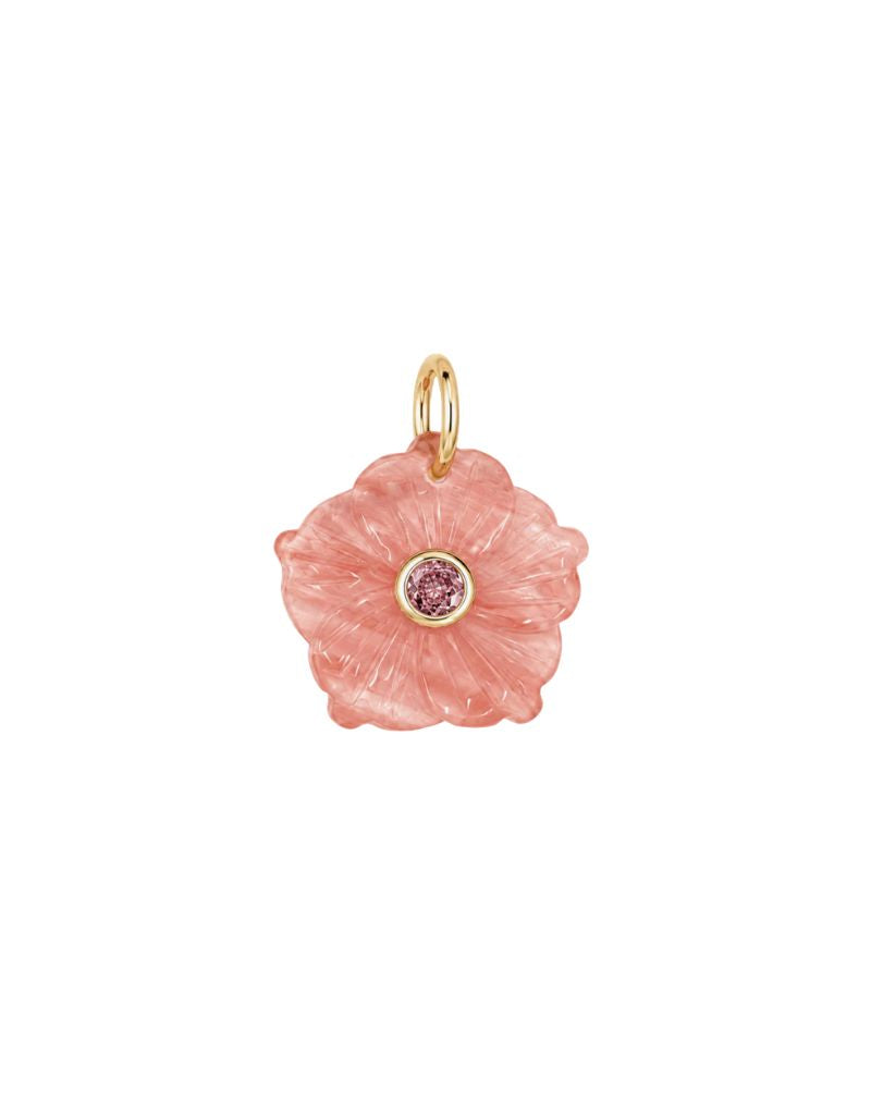 JTG Jewelry The Bloomstone Charm Pink