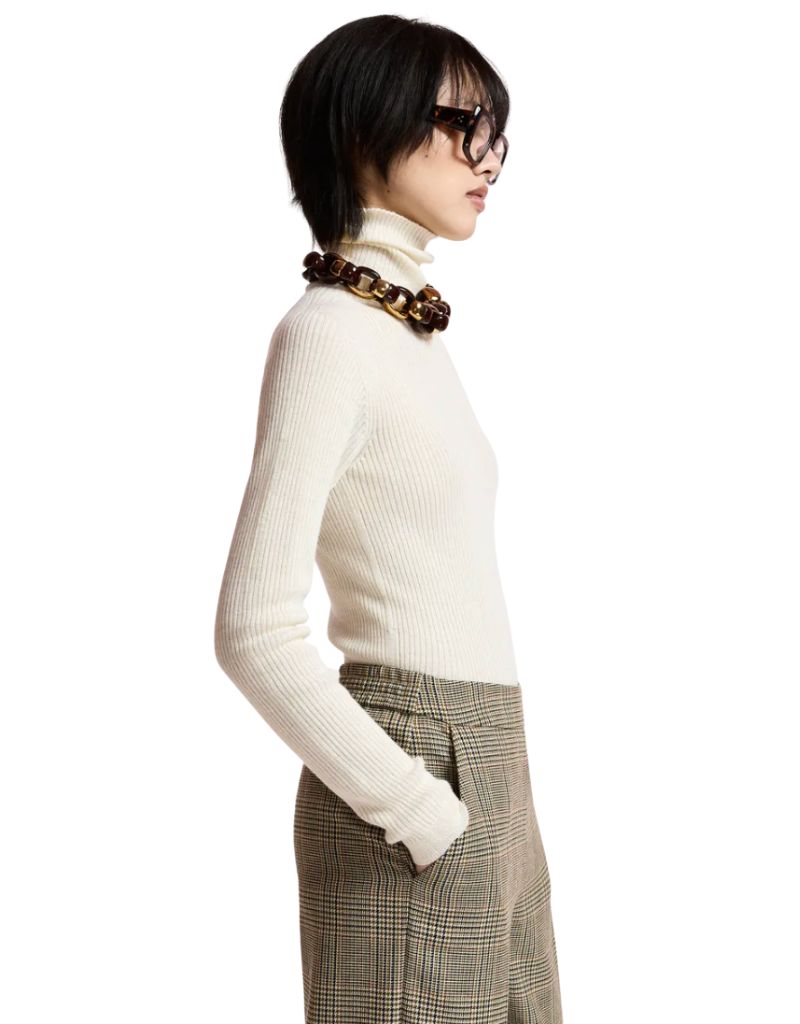 Kelmuse2 Knitted Pullover Off White F26