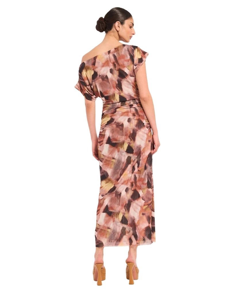Kiana Dress Abstract Blur
