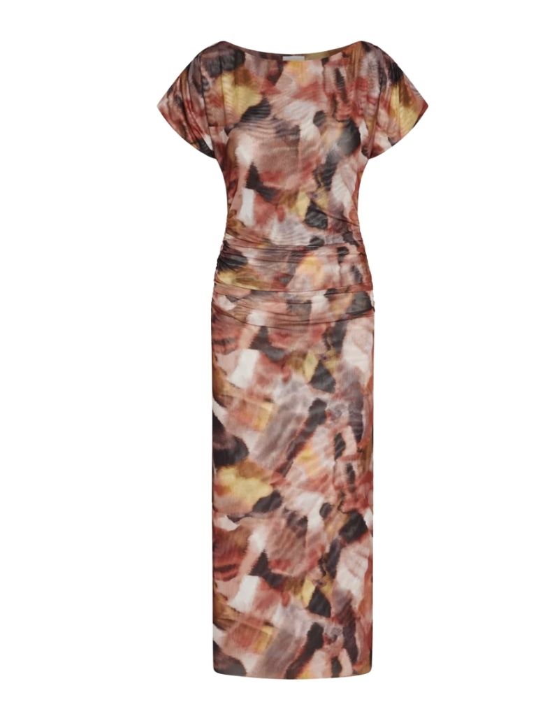 Kiana Dress Abstract Blur
