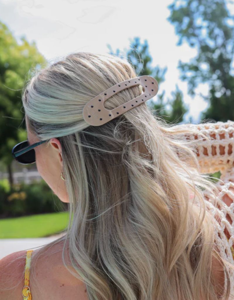 Polka Dot Oversized Lay Down Claw