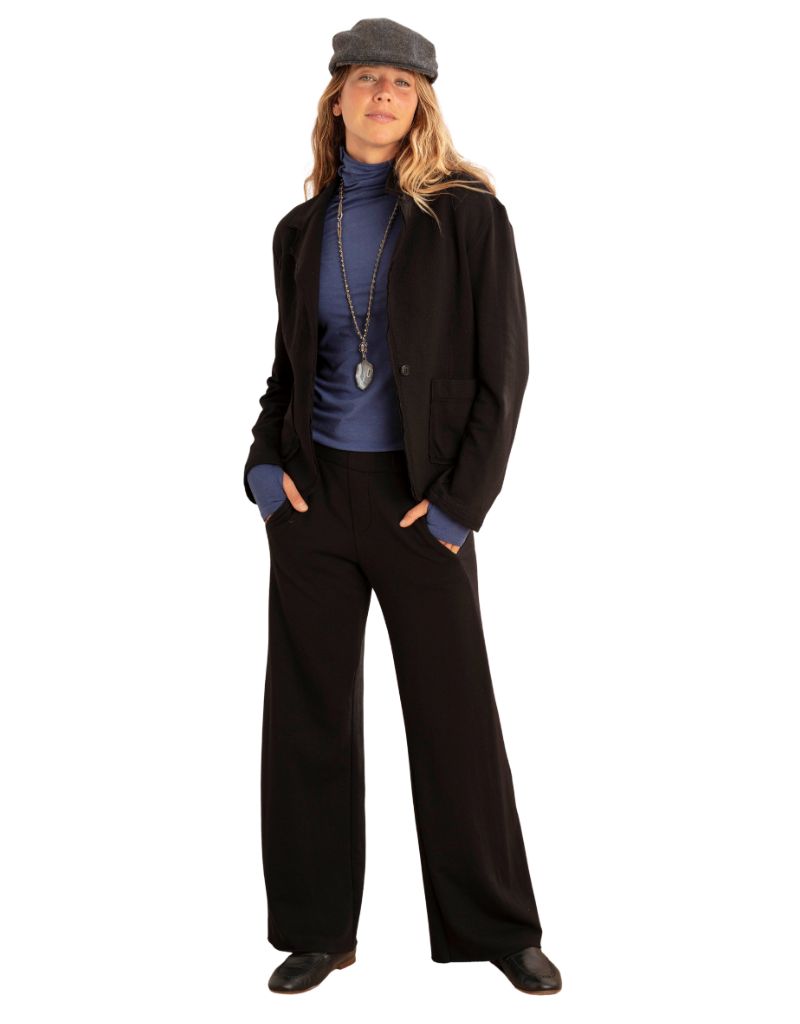 Knit Trouser FL-229 Black